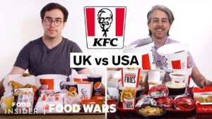 us vs uk food wars kfc